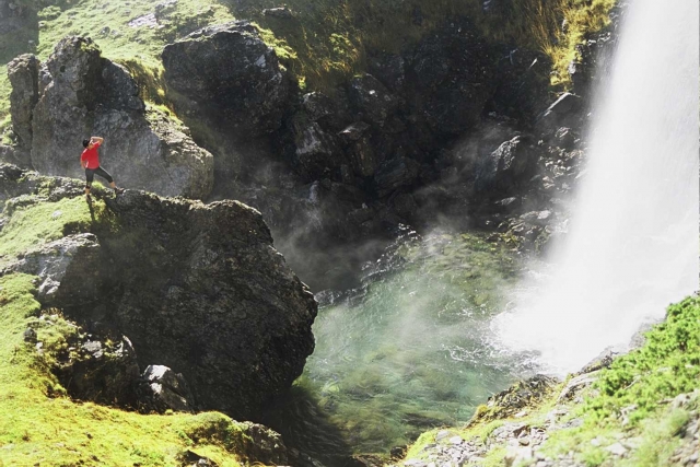Waterfall in the Ordiso Valley 